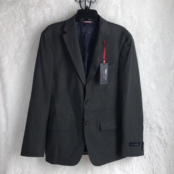 Tommy Hilfiger Mens Suit Seperate Gray Size 40R Modern Fit Sport Coat $295 - Picture 7 of 16